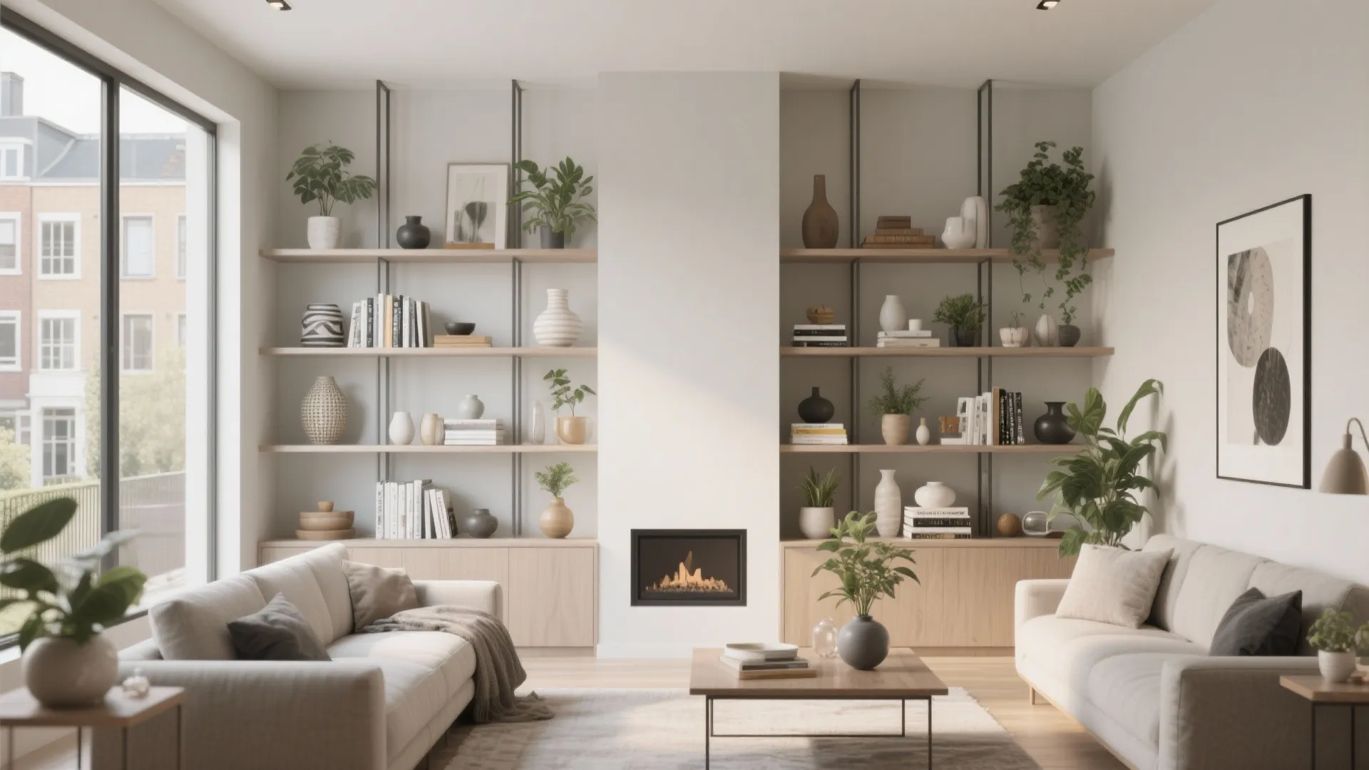 3. Open Shelving for Personality