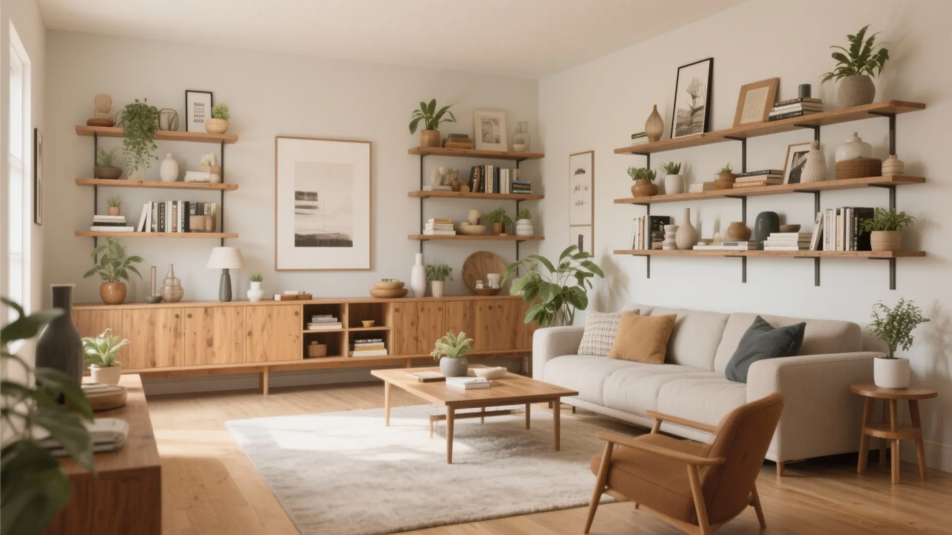 9. Open Shelving Instead of Bulky Cabinets