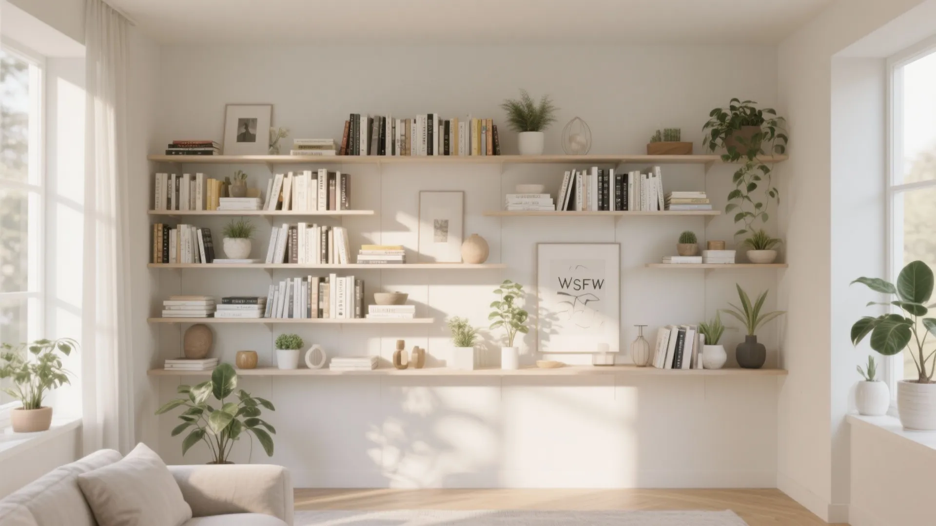 1. Open Shelving for Visual Lightness