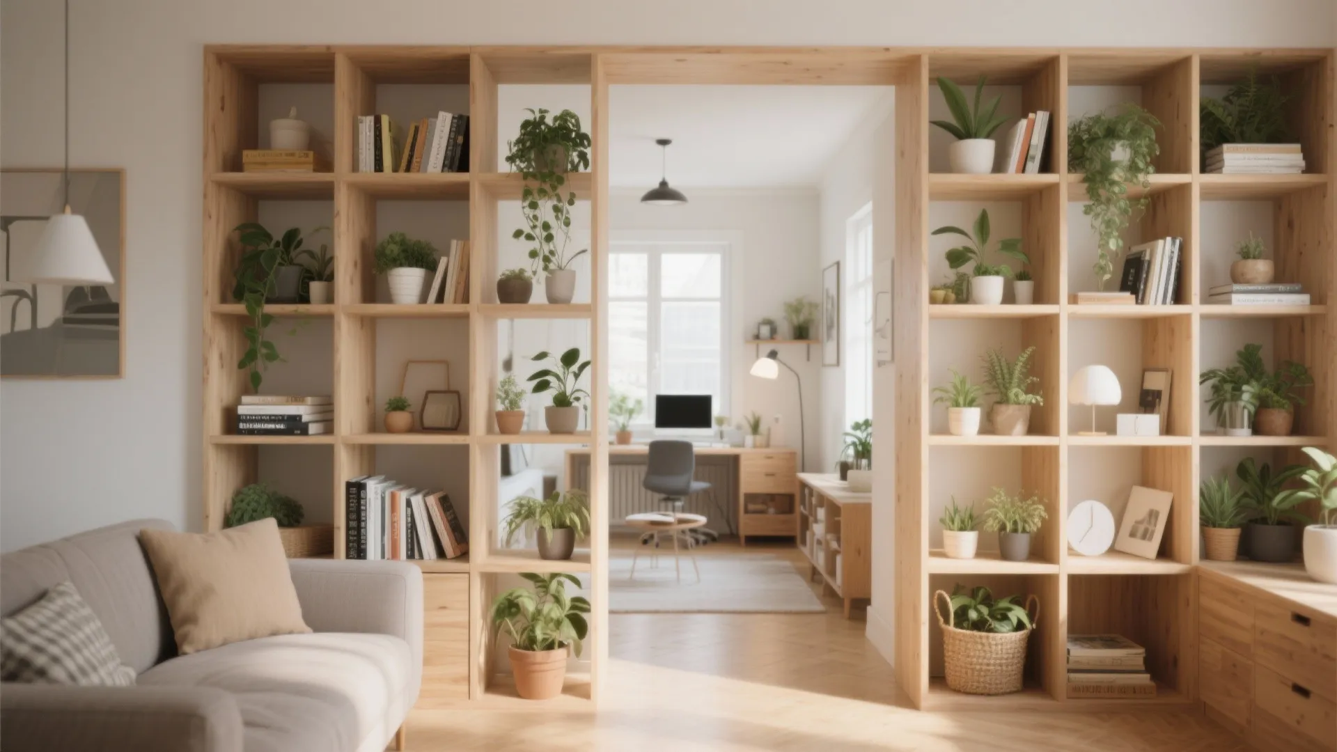 2. Open shelving divisions