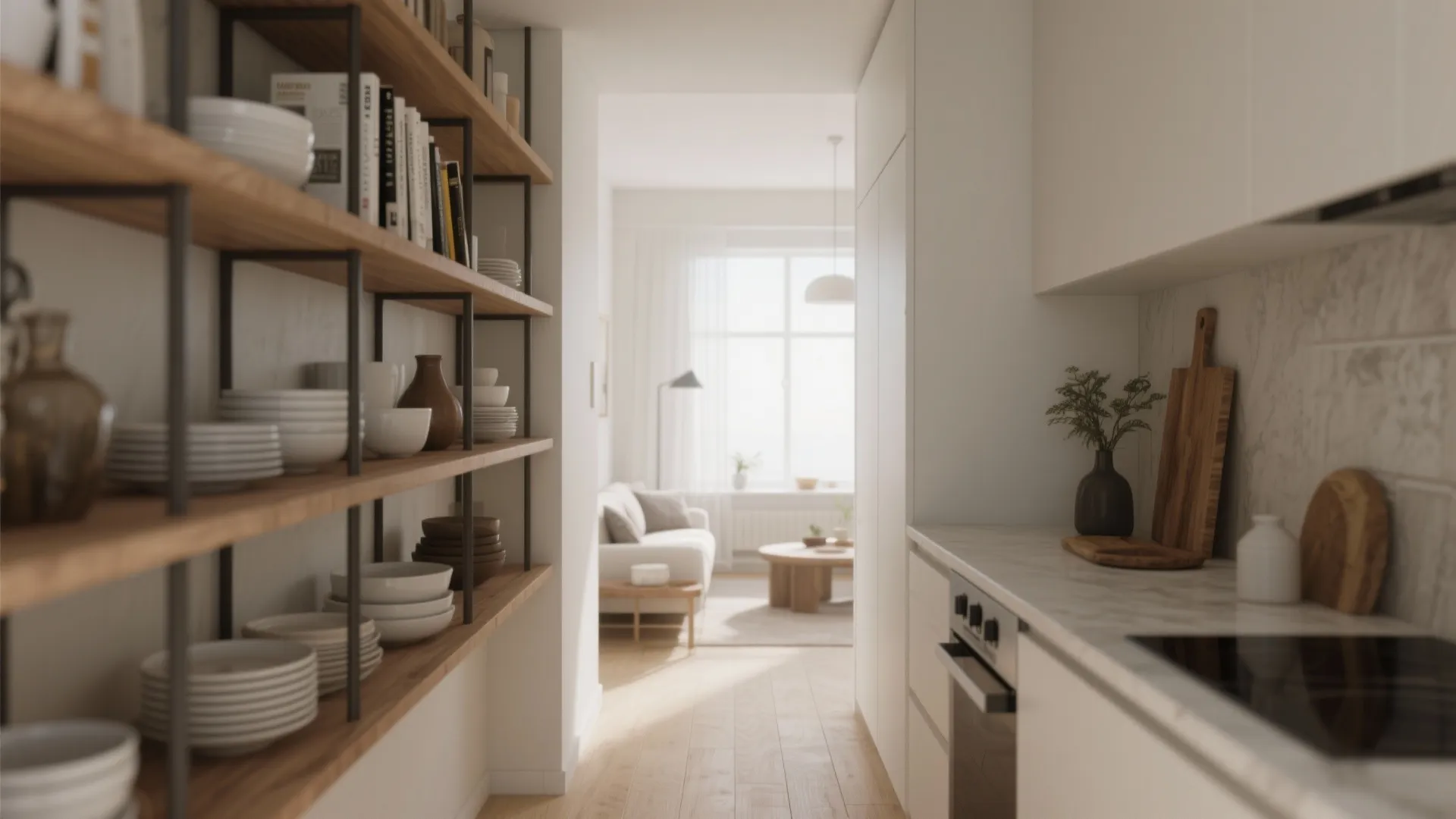 Open Shelving with Style