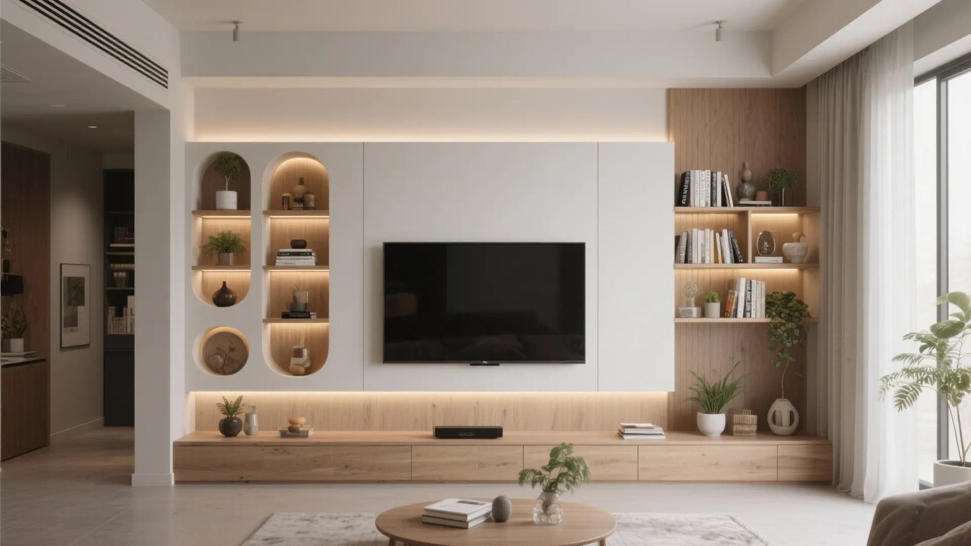 Open Shelving & Decorative Niches