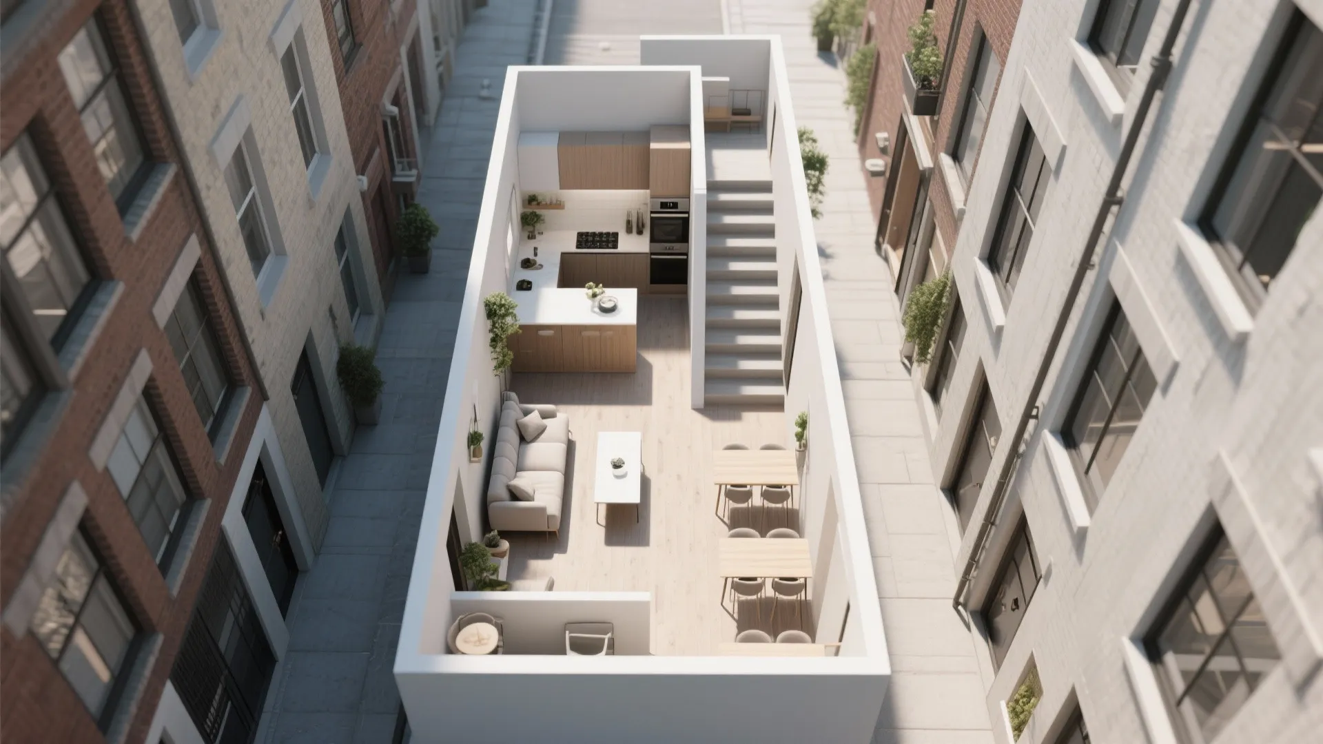 5. Keep sightlines open to the kitchen and entry