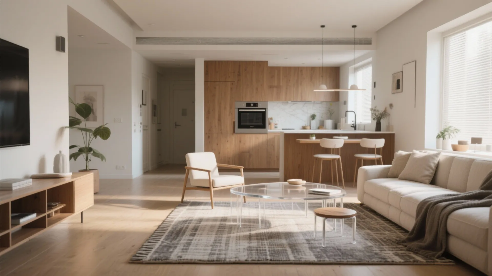 5. Keep sight-lines open and scale small tables right