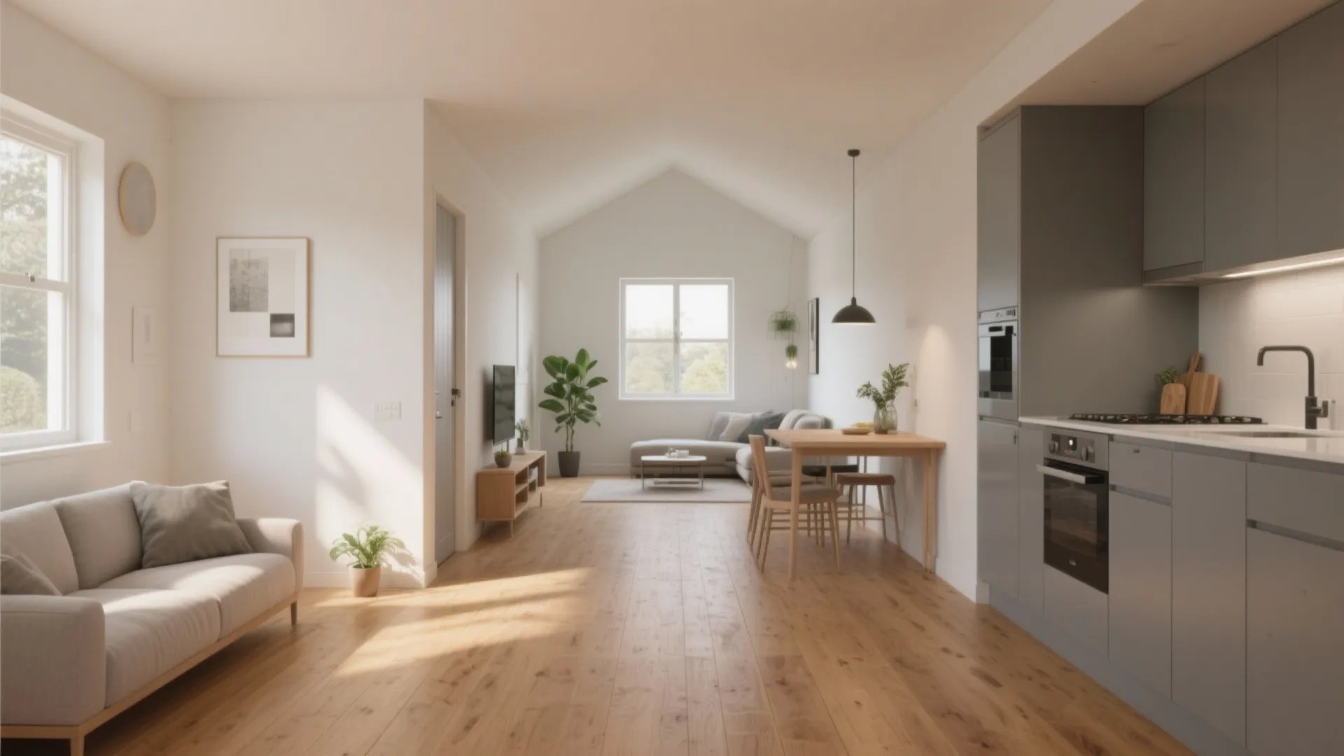 3. Open sightlines and consistent flooring