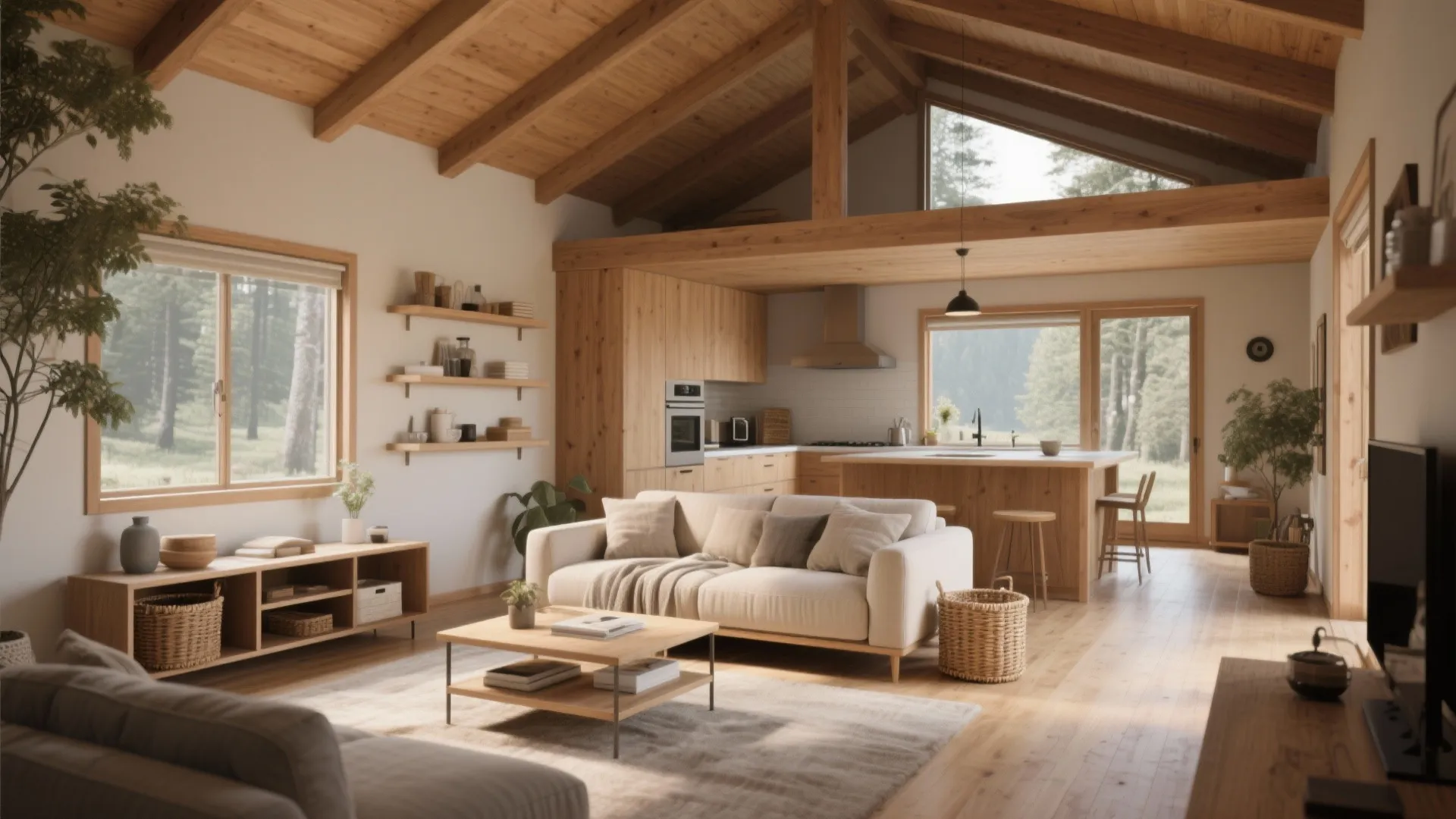 3. Keep sightlines open with smart furniture choices