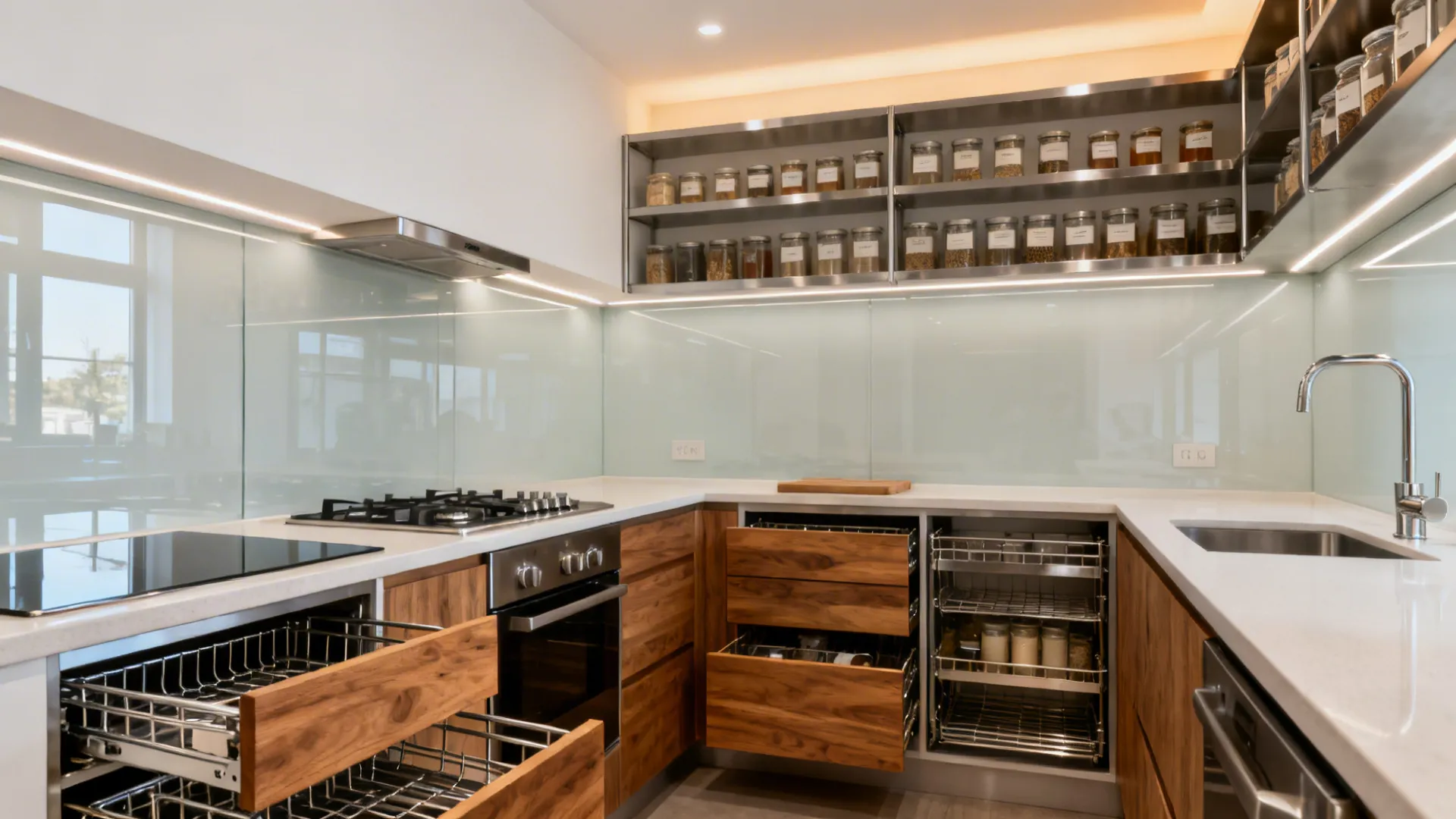 5 Kitchen Design Ideas for Open Drawer Steel Rack Lovers: Small kitchens, big creativity: my 5 data-backed ideas for open drawer steel rack layouts