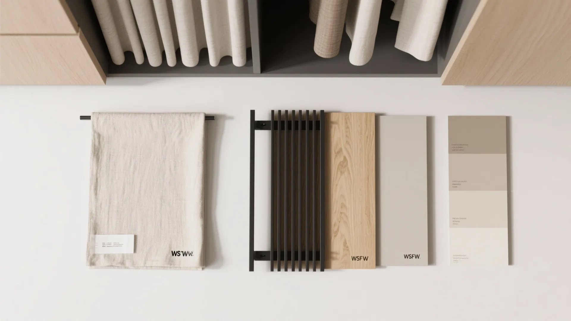 Open Wardrobe Systems With Curtains