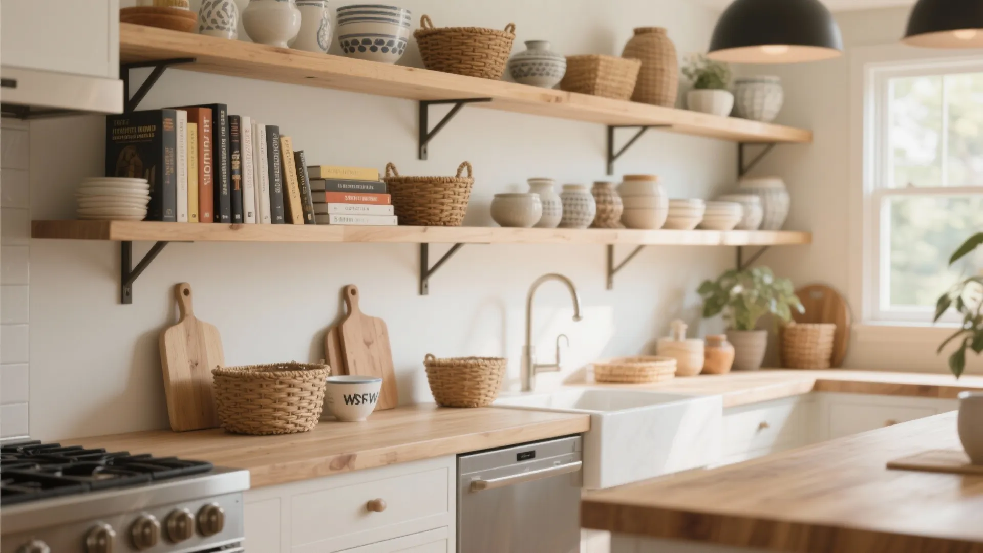 8. Open Under-Counter Storage