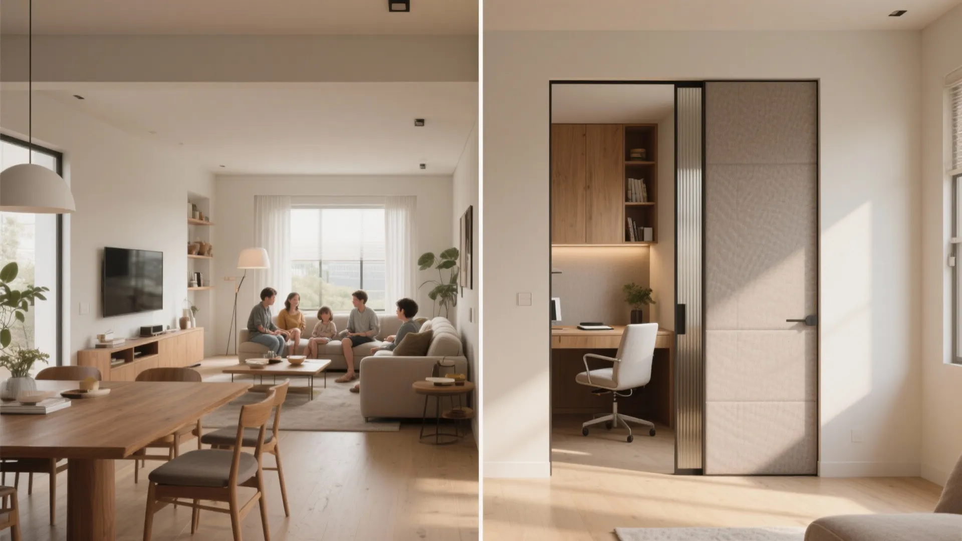 4. Open-plan vs. defined rooms