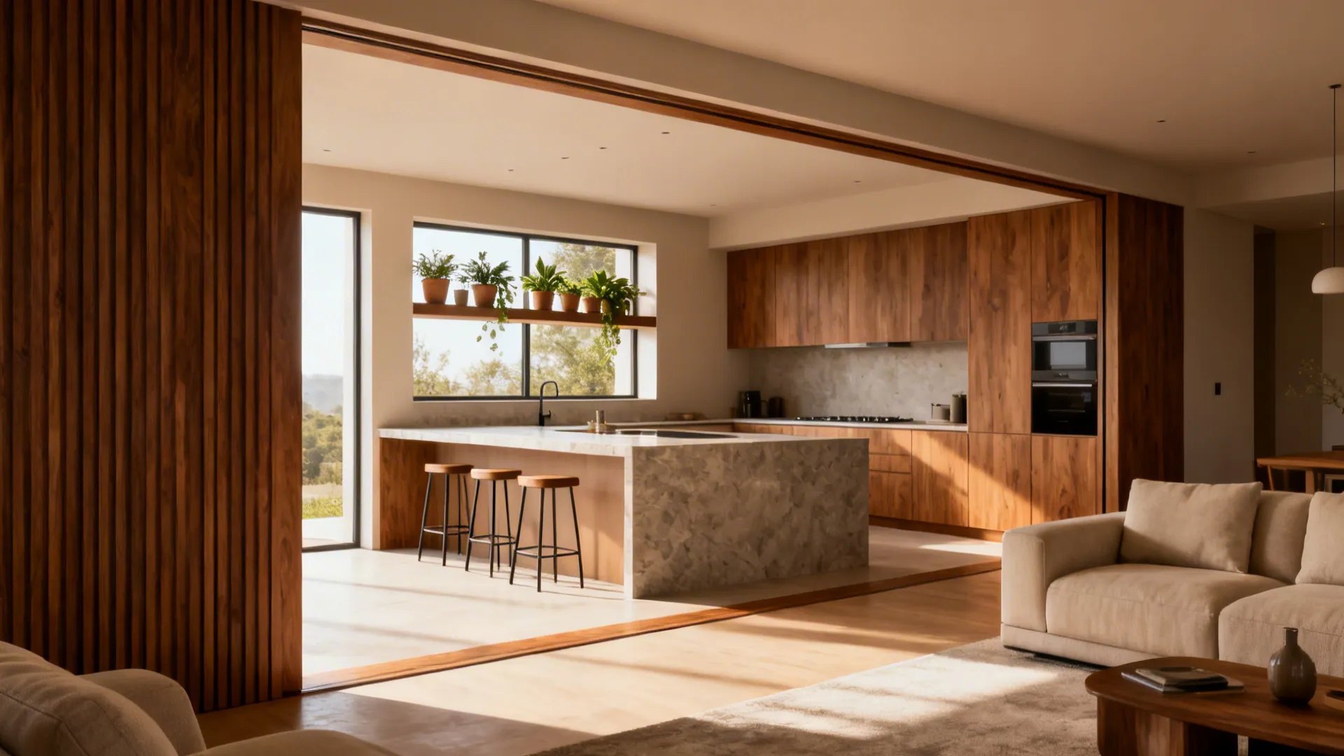 5 Wall-Opening Ideas Between Kitchen and Living Room