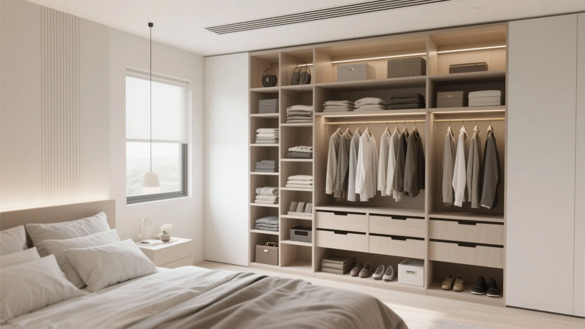 5. Open Wardrobe Concept