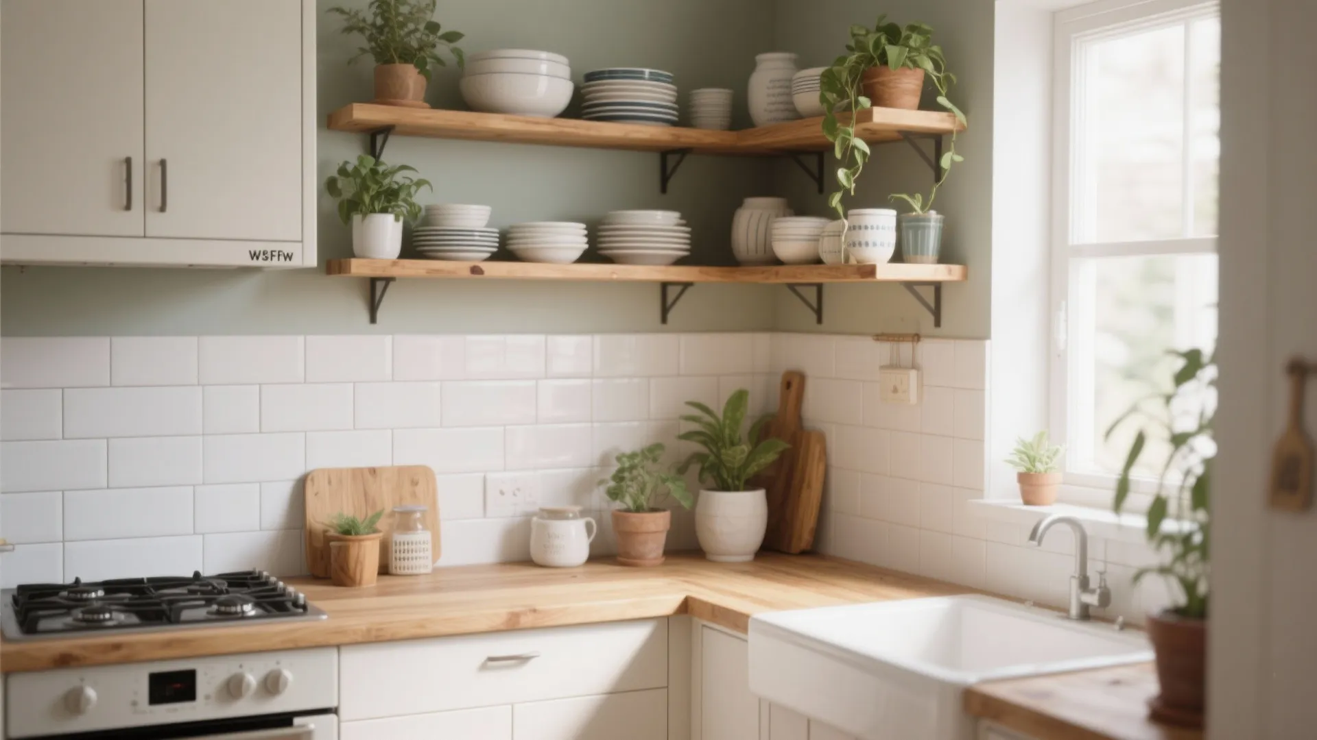 1. Open Shelving for an Airy Look