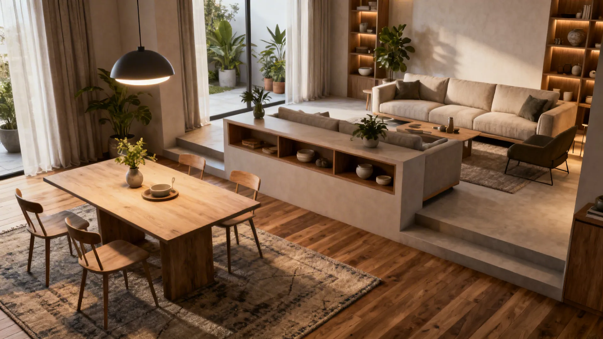 5 Smart Ways to Separate Dining Room from Living Room