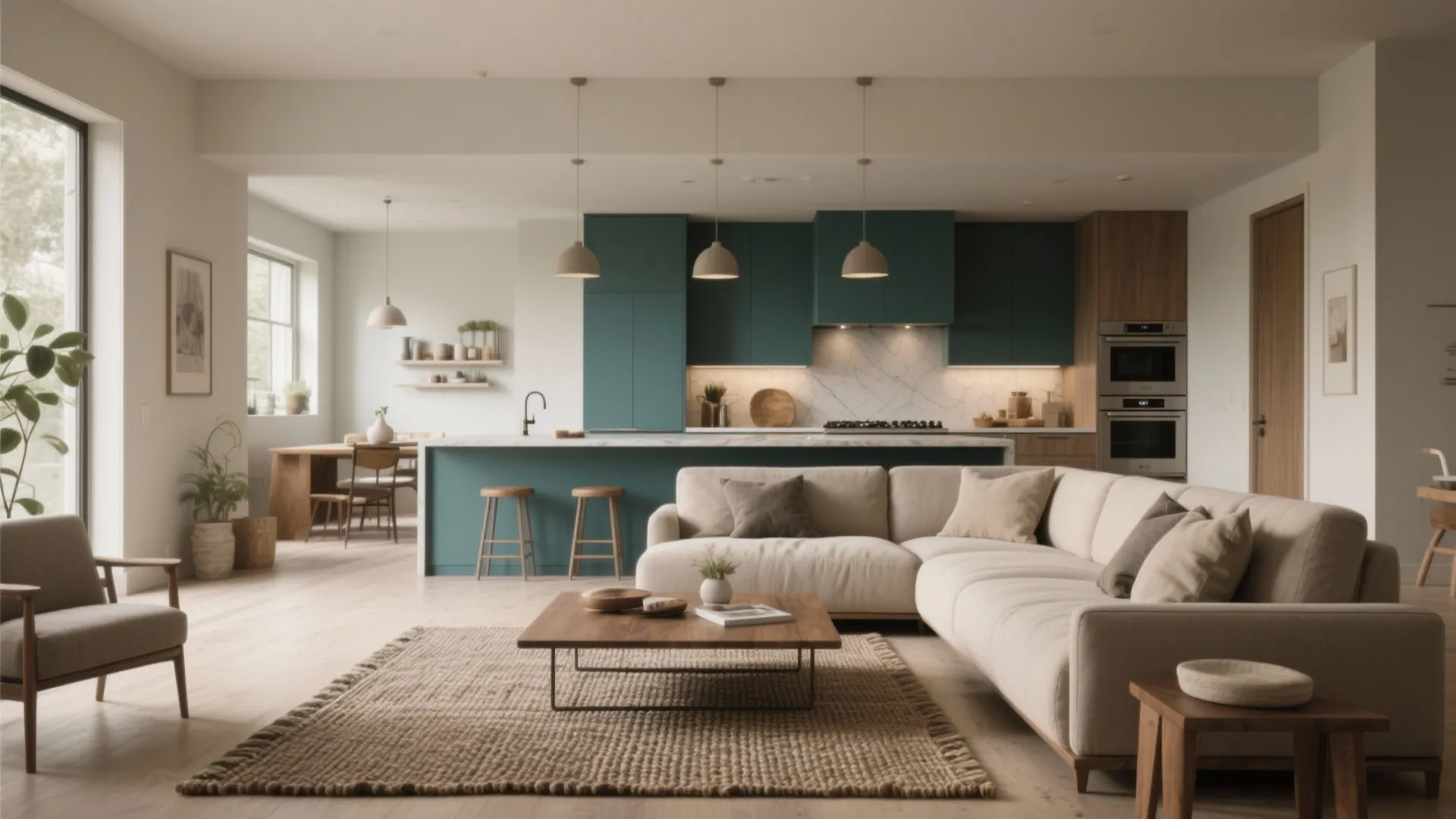 Paint Colors for Living Room & Kitchen — 5 Ideas