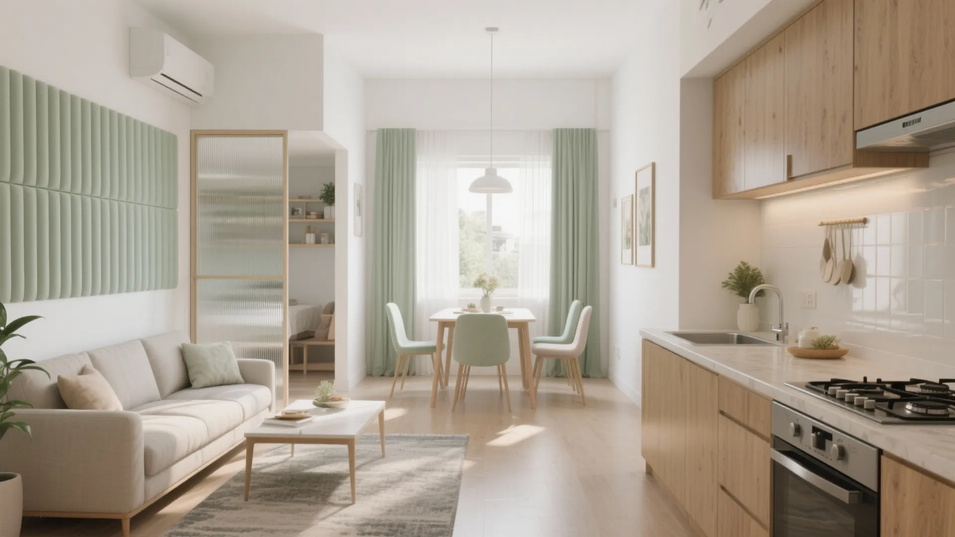 Open-plan living–dining that breathes