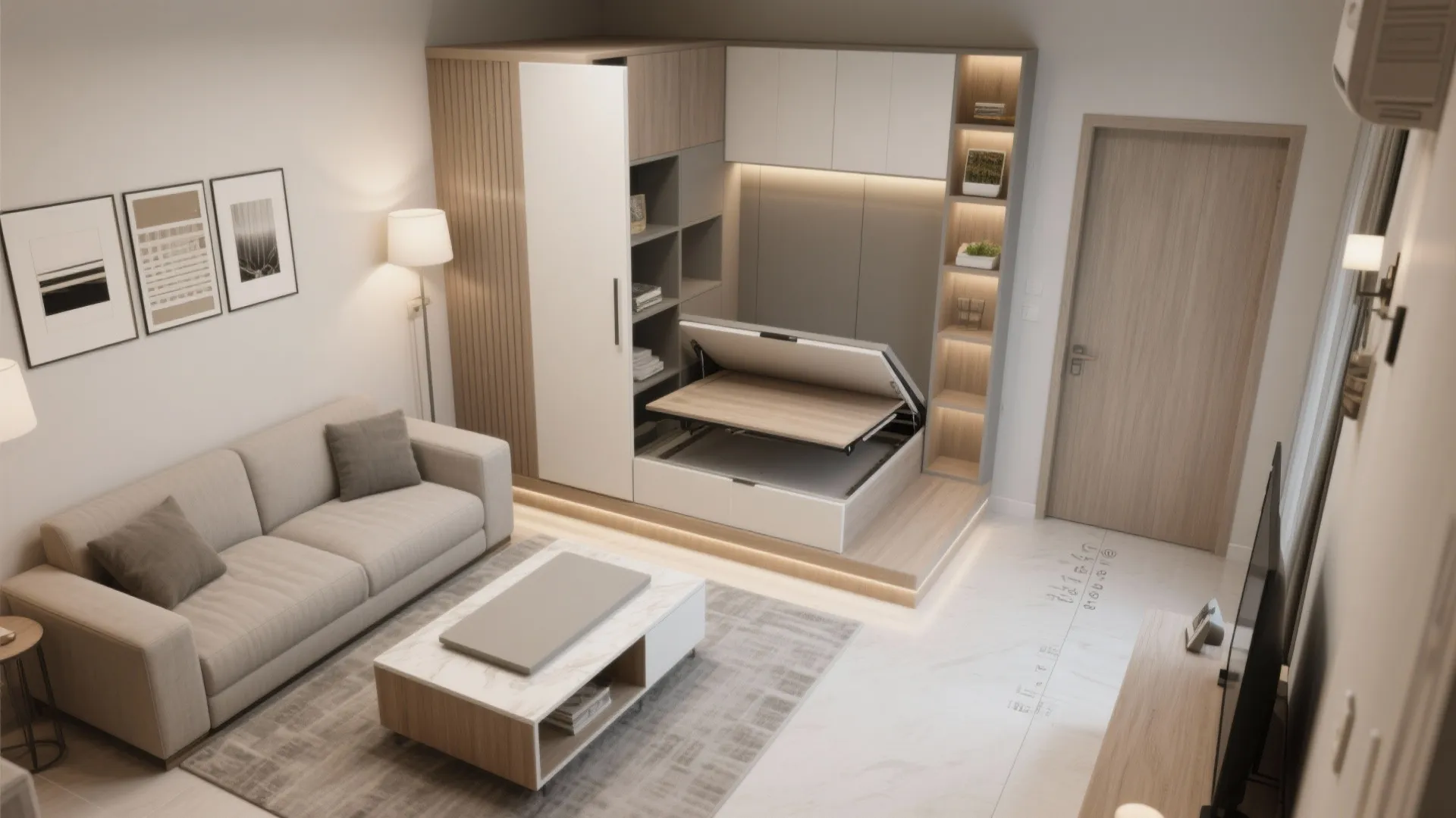 Transformable furniture that works double shifts