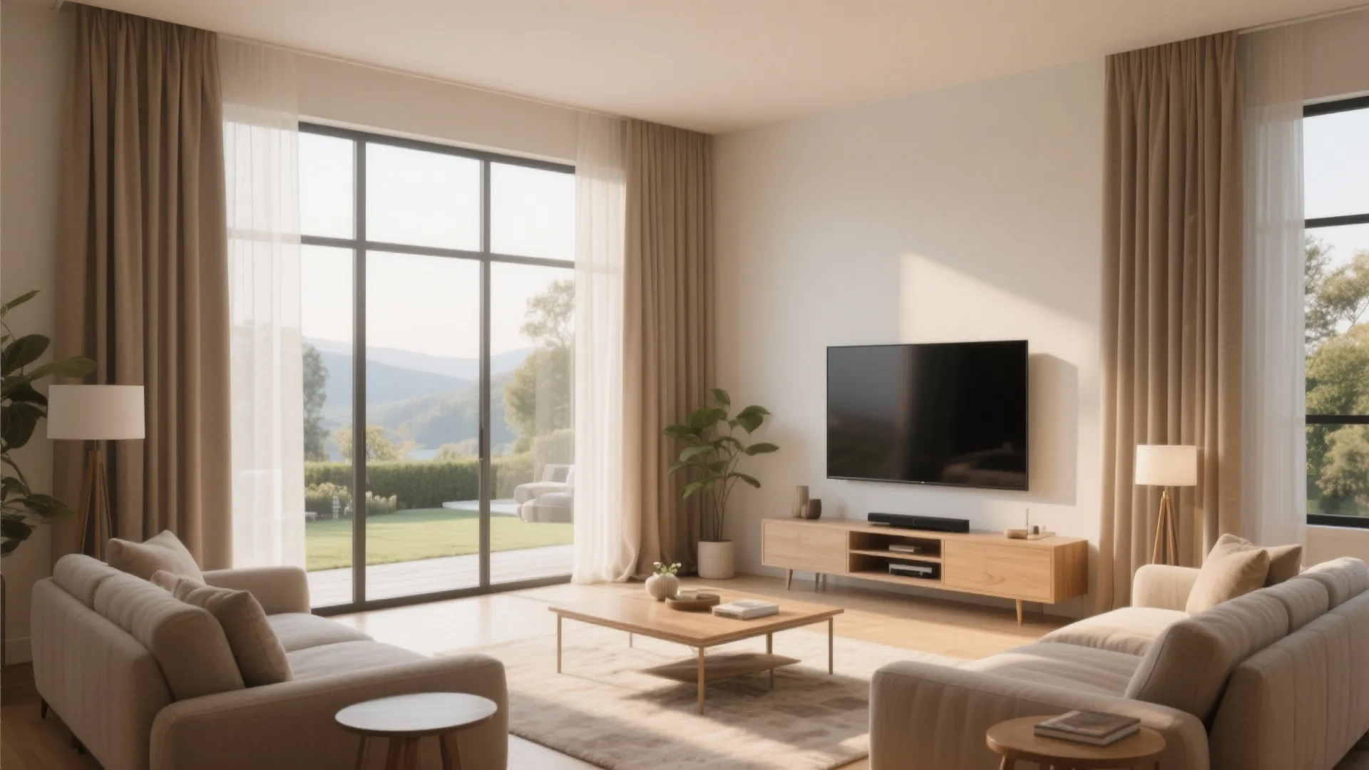 9. Opposite Full-Length Windows