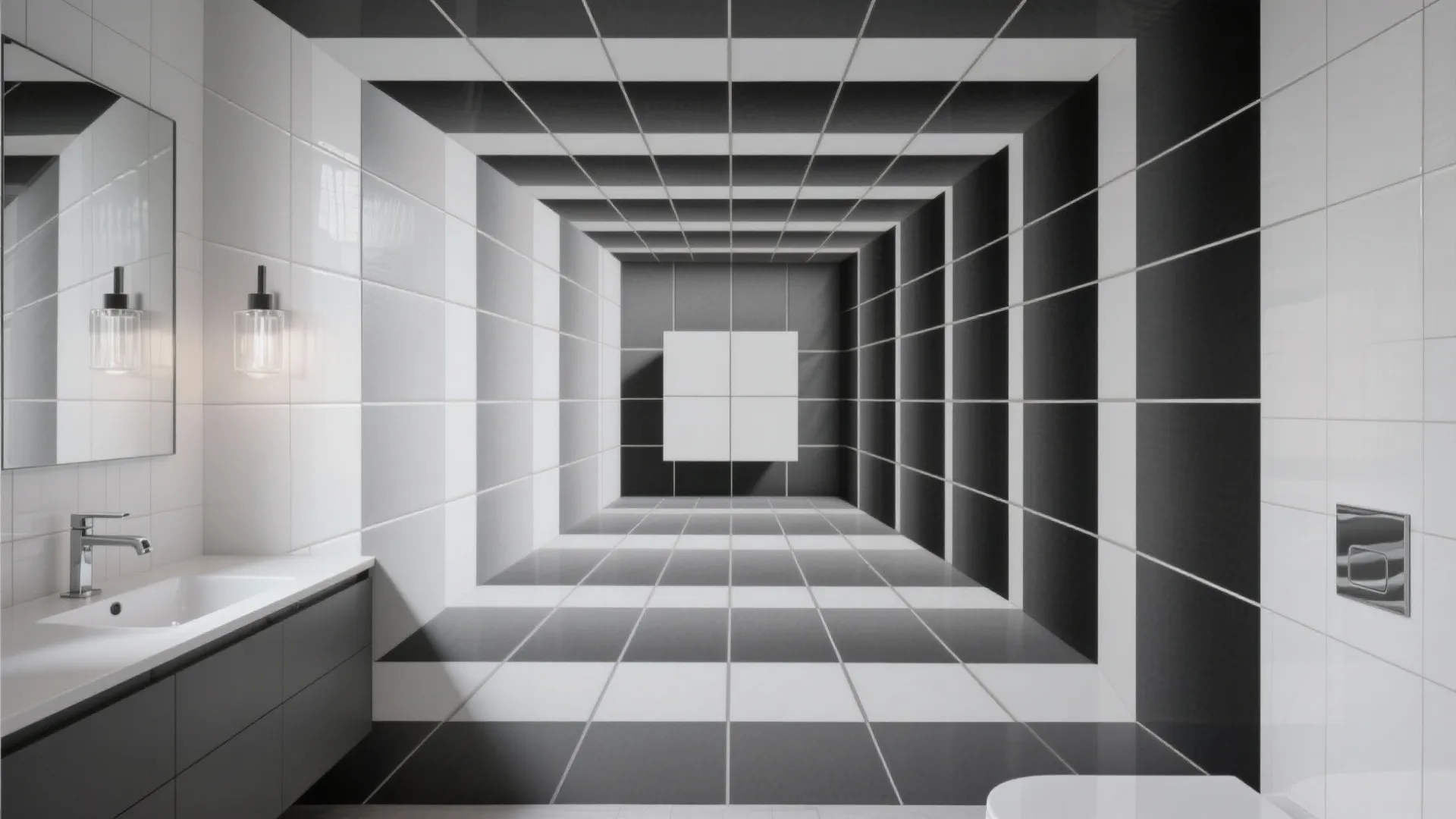 Optical Cubes and Escher-Inspired Illusions to Stretch Space