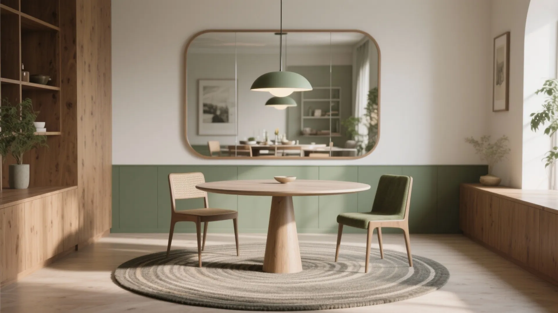 5. Optical tricks: mirrors, rug placement, and lighting