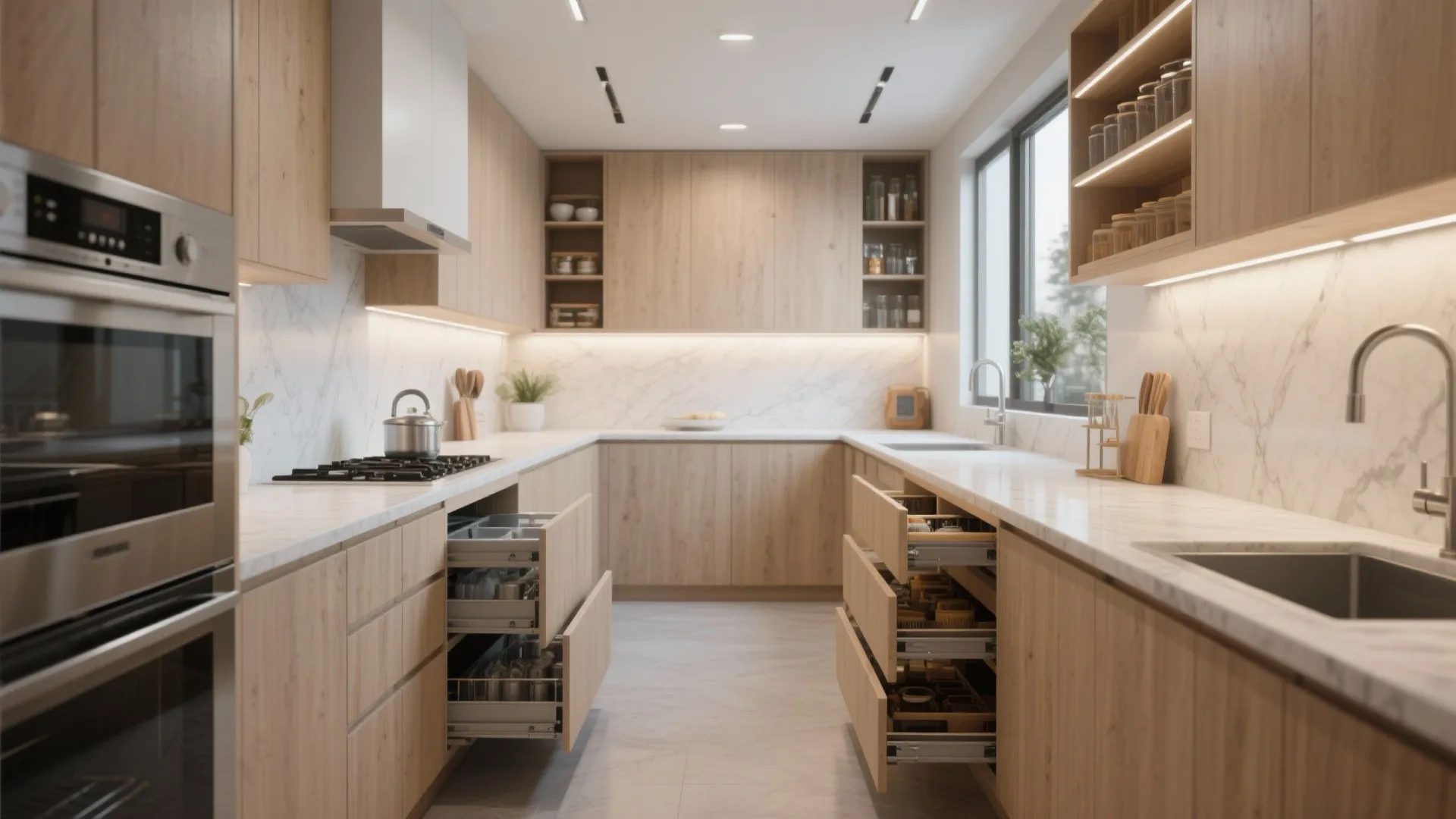 5. Optimize kitchen layout for maximum utility