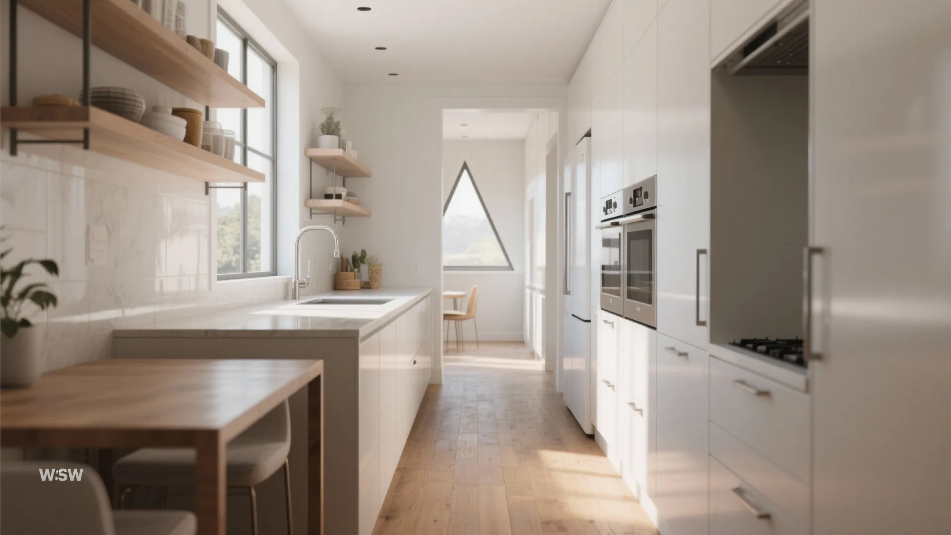 4. Optimize the kitchen triangle and circulation