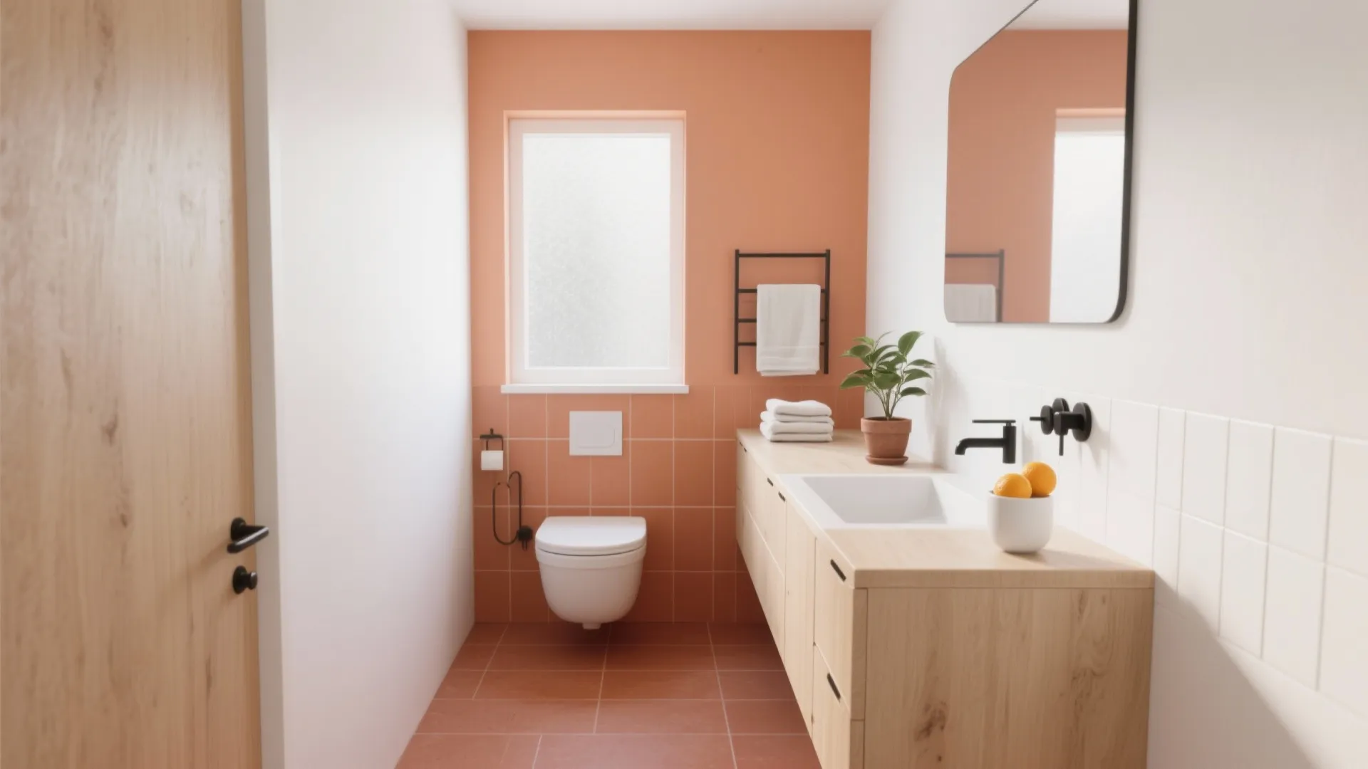 Bathroom Decor Orange: 5 Inspiring Ideas: Small-space orange bathroom ideas from a pro designer with real-case tips