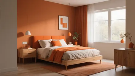 5 Orange Bedroom Decor Ideas