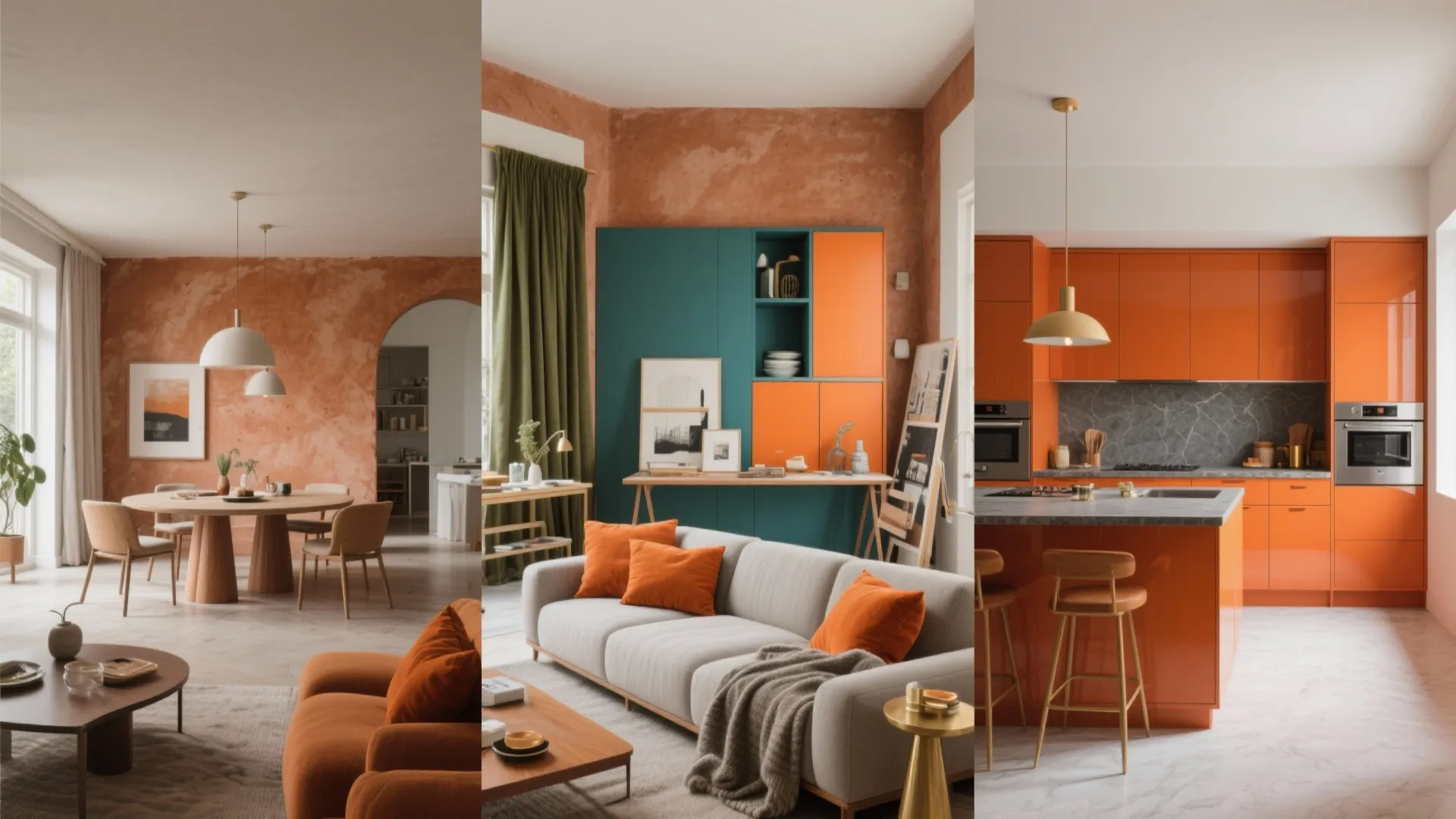 Room Colour Combination with Orange: Inspiring Ideas for Every Space: 1 Minute to Fast-Track Guide to Vibrant Orange Room Pairings
