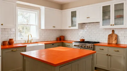 5 Ways to Decorate a Kitchen with Orange Countertops