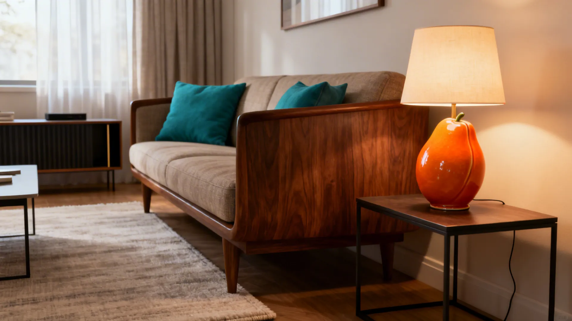 5 Orange Table Lamp Ideas for Small Living Rooms