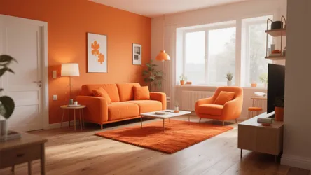 10 Living Room Ideas with Orange to Brighten Your Space