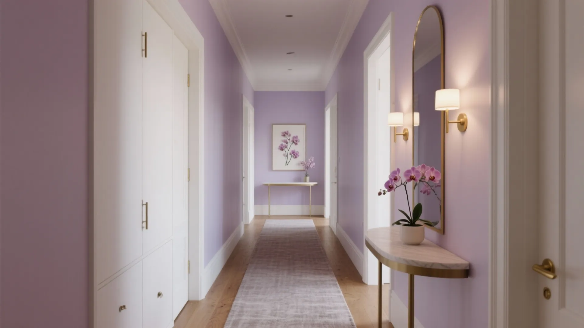 Orchid Hall Design: Transform Small Spaces with Elegant Style: 1 Minute to a Stunning Orchid-Inspired Room Makeover