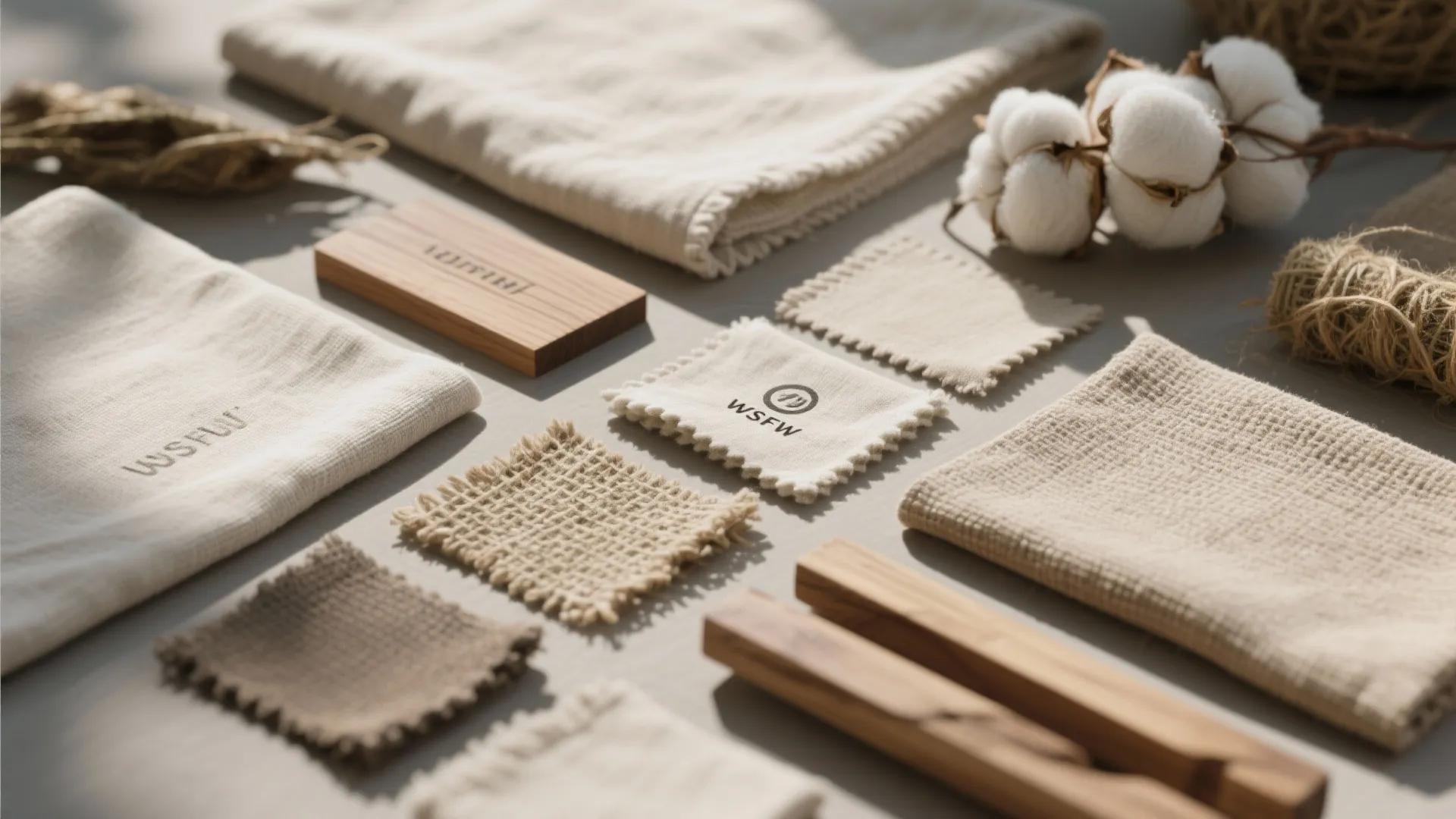 10. Organic Tones and Fabrics