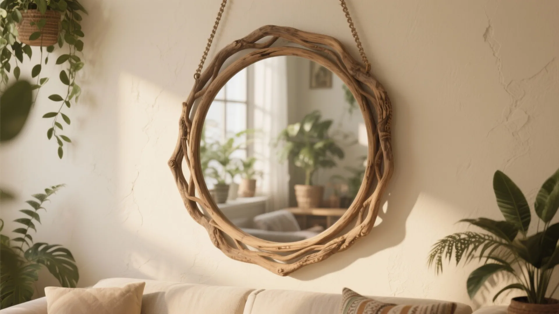 Mirrors with Organic Frames