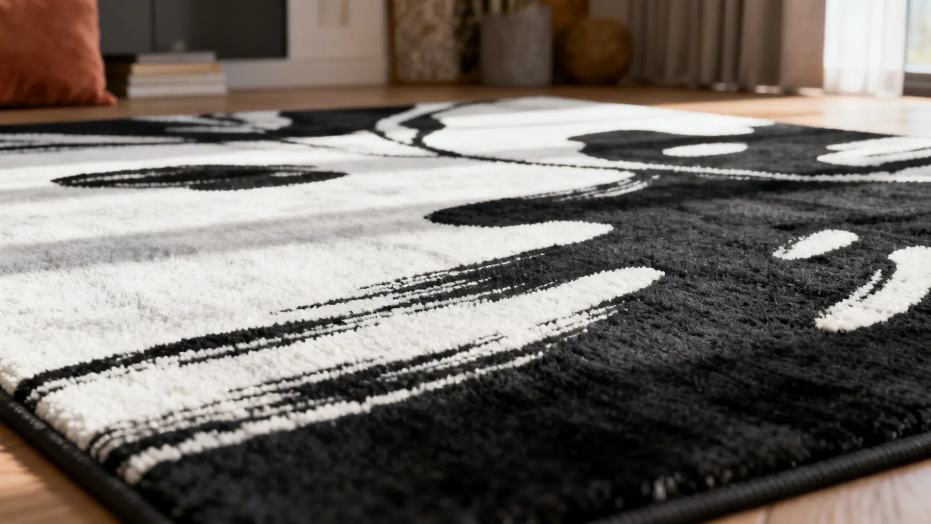 5. Organic Patterns to Soften Monochrome