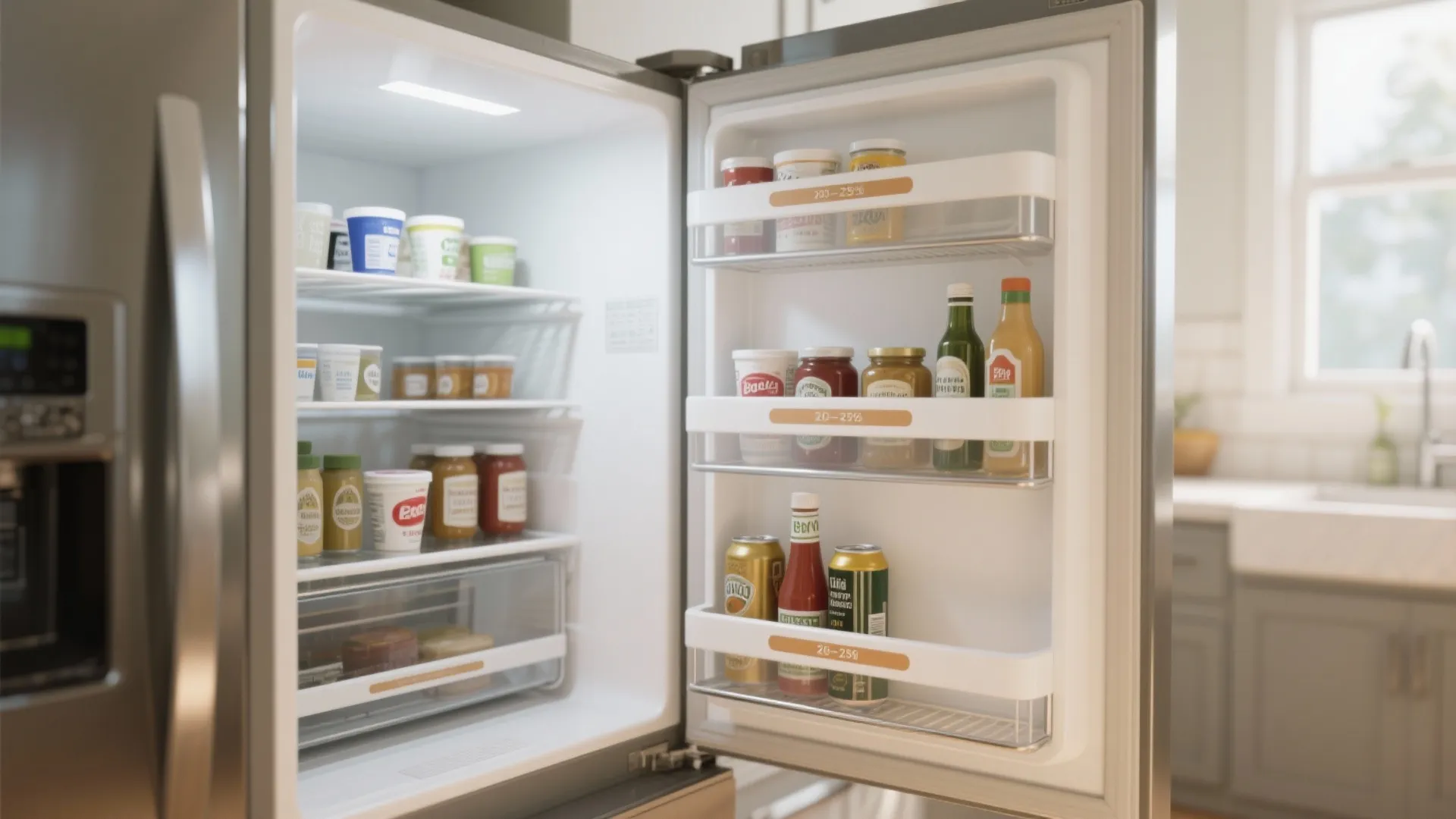 DIY Refrigerator Door Shelves: Simple Steps for Smart Storage: 1 Minute to Maximize Your Fridge Door—No Tools, No Stress!
