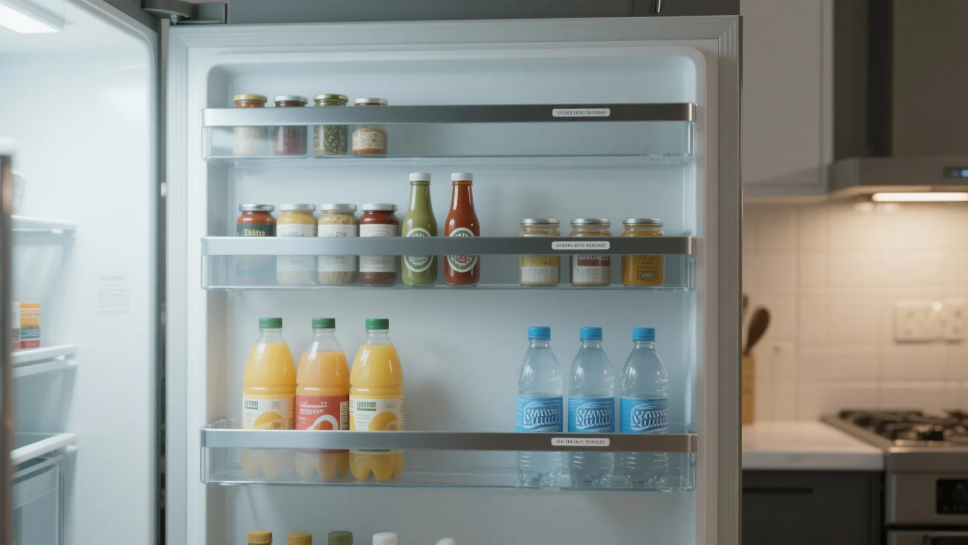 DIY Refrigerator Door Shelves: Easy Storage Solutions: 1 Minute to Extra Storage—Upgrade Your Fridge Fast!