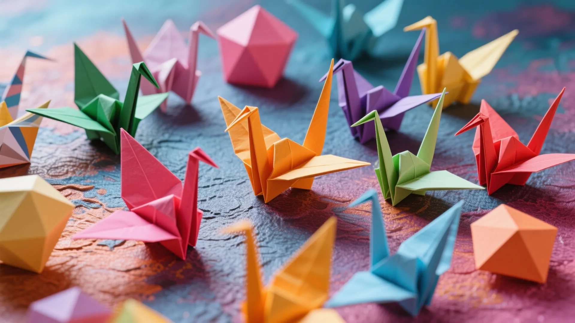 5. Origami Wall Sculptures