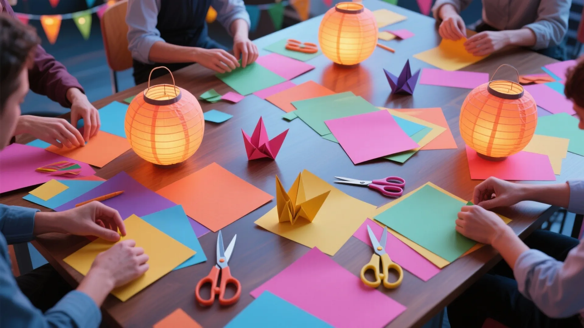7. Origami Lantern Workshop