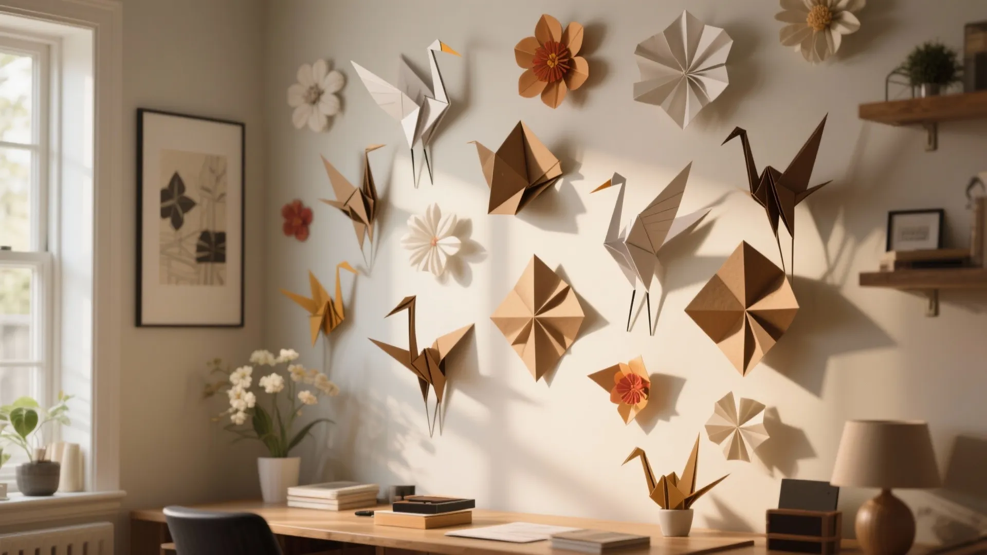 1. Origami Wall Art Gallery