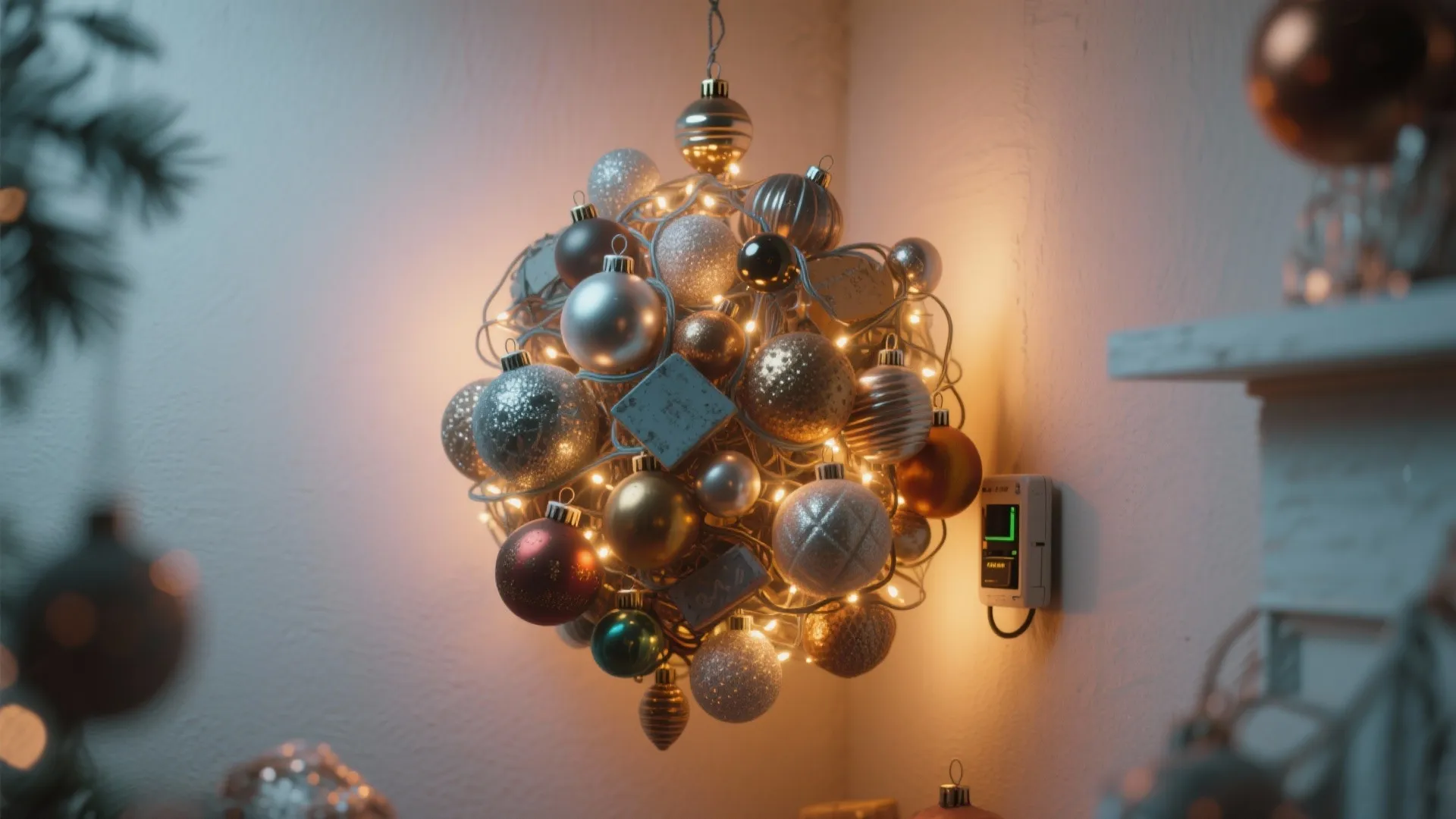 5. Upcycled Ornament Cluster