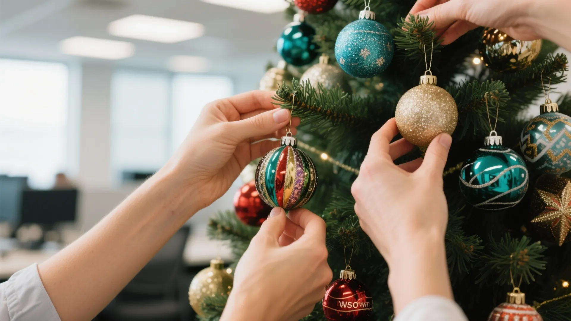 10. Company Ornament Exchange