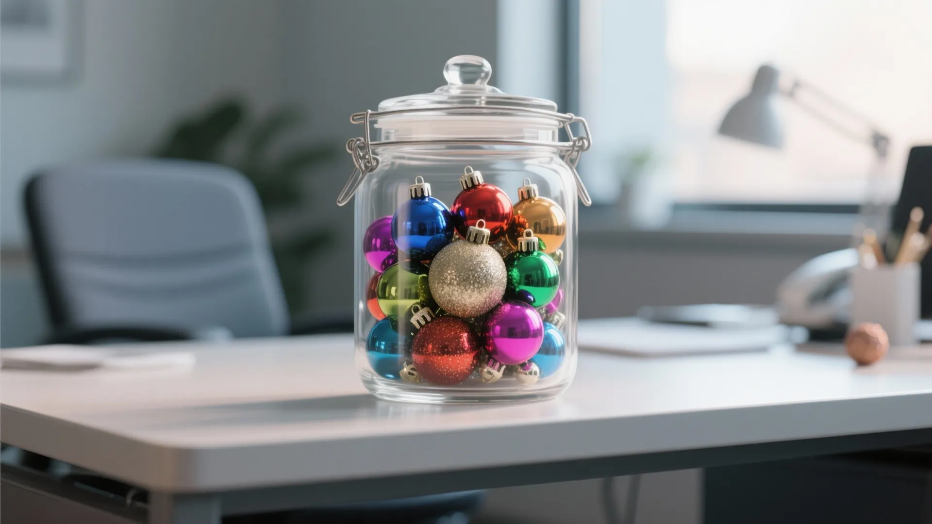 9. Ornament Display Jar