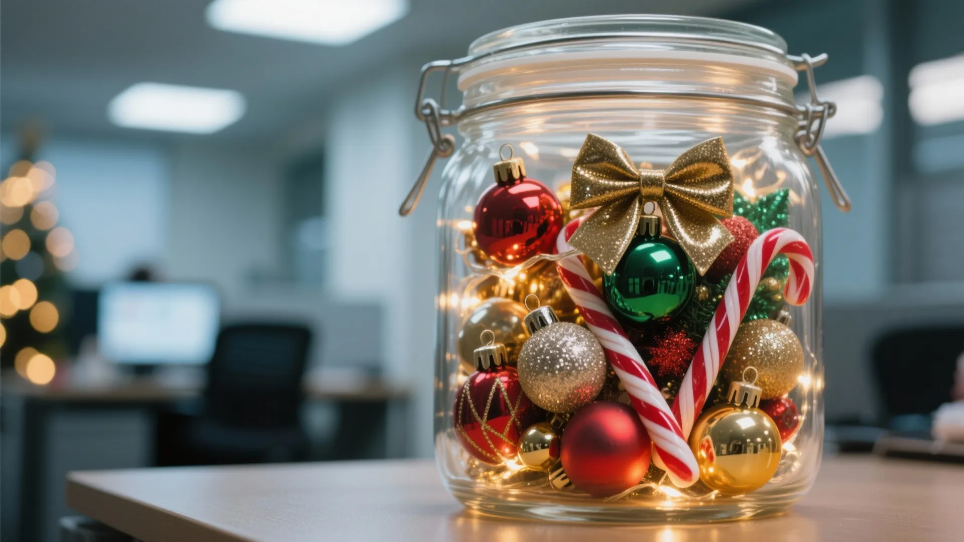 4. Ornament Guessing Jar