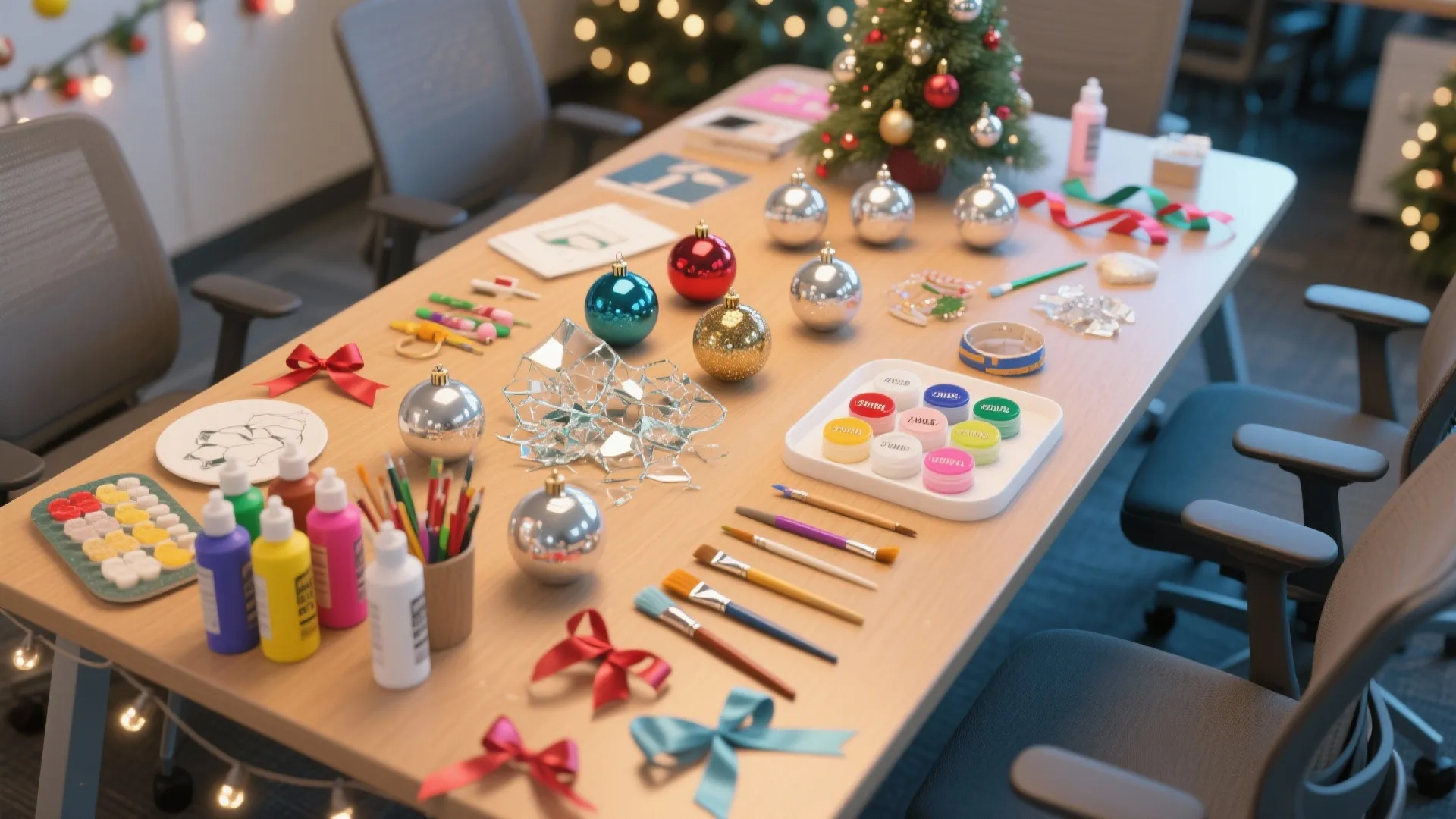 6. DIY Ornament Station