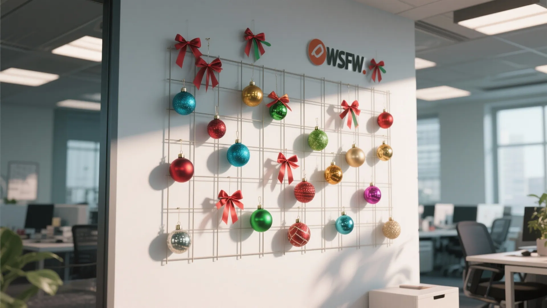 6. DIY Ornament Wall