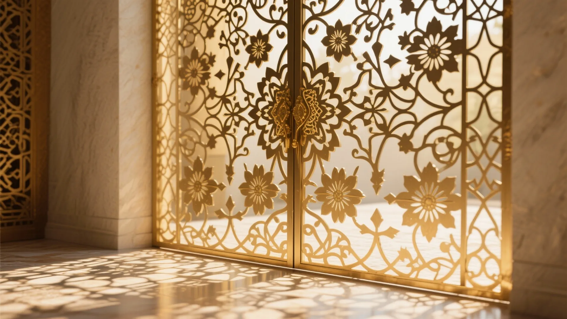 Ornamental Laser-Cut Steel Panel