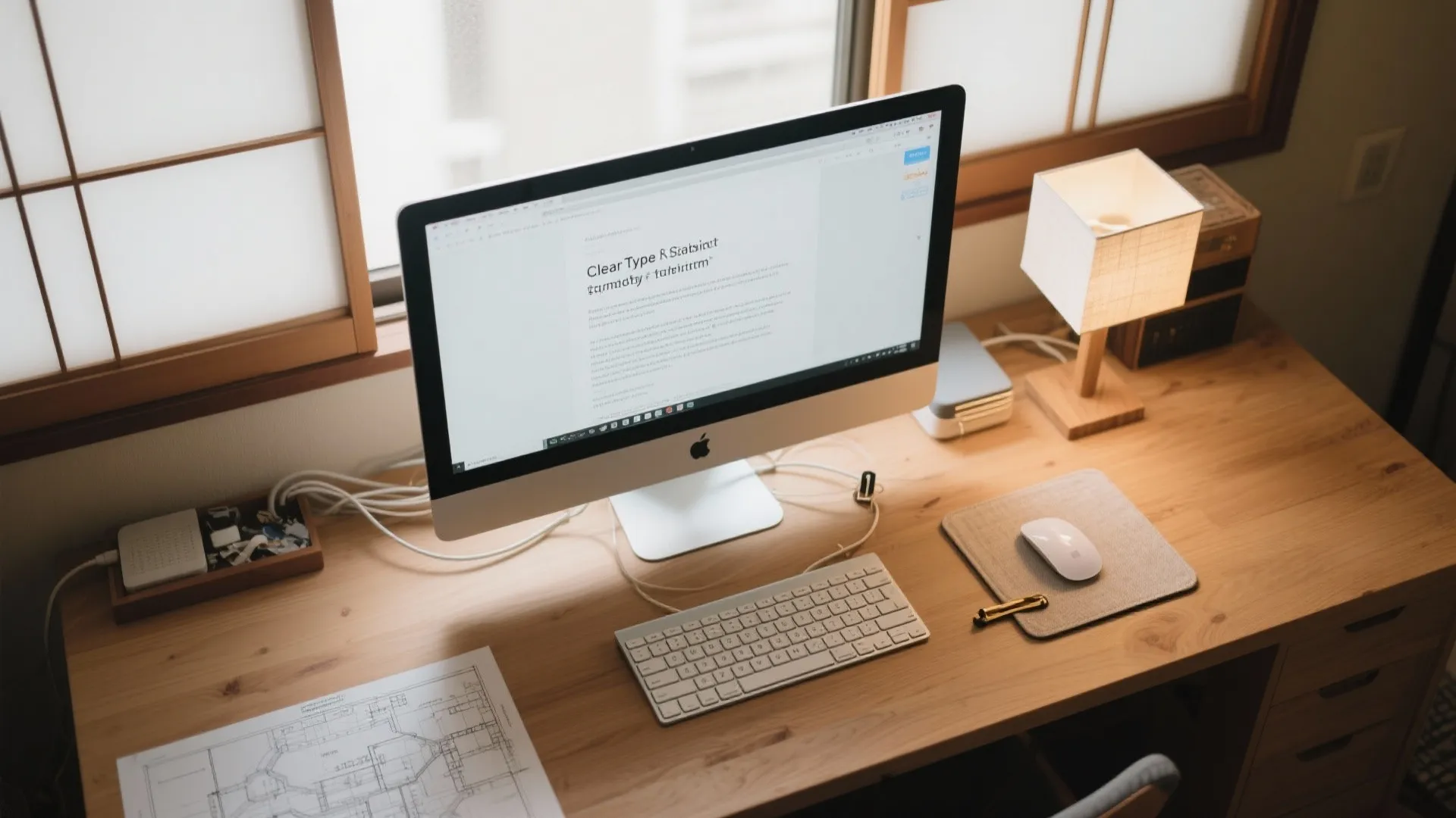Tips 2: フォントのにじみを最小化するOS設定（収納技巧のように細部を整える）