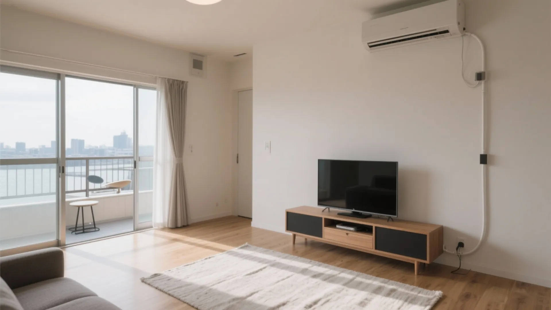 Tips 3: ベランダ設置の動線规划—視聴位置とケーブル導線を最短に（动线规划で生活を乱さない）